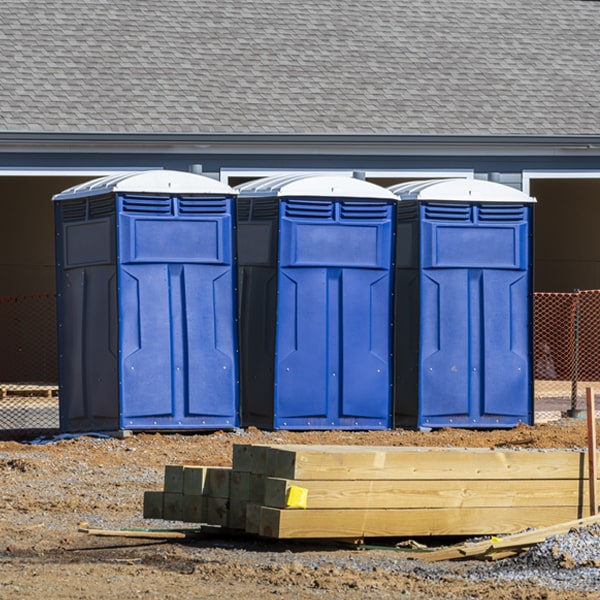 what is the cost difference between standard and deluxe porta potty rentals in Findley Pennsylvania